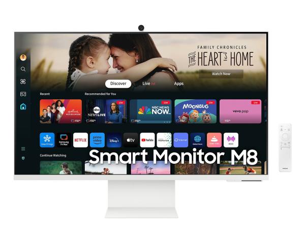 Samsung Smart Monitor/ M80D/ 32"/ VA/ 4K UHD/ 60Hz/ 4ms/ White/ 2R