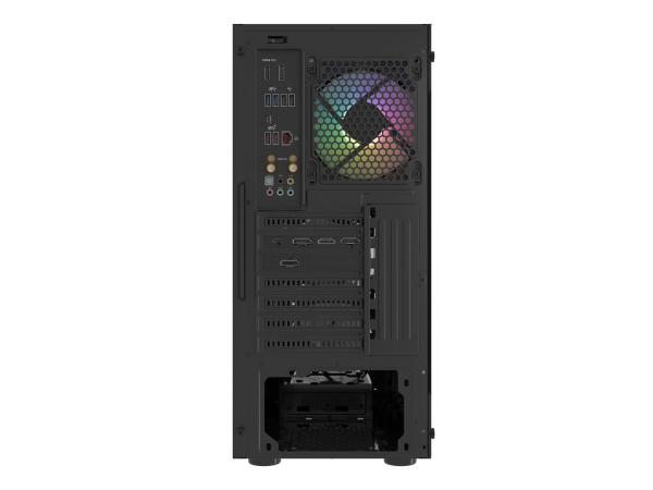 PC skriňa Fury SHOBO/ Midi Tower/ Transpar./ Čierna 