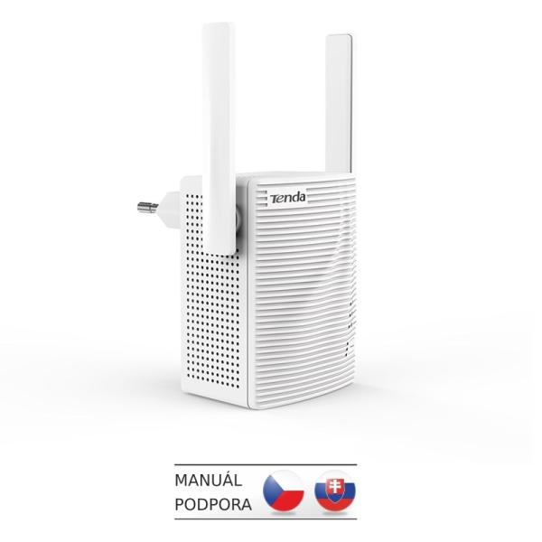 Tenda A15 - WiFi Range Extender AC750 Dual Band, opakovač 750 Mb/ s, 1x LAN 100Mb/ s, WPS, 2x 2dBi ant