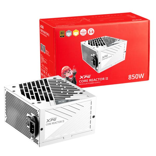 ADATA XPG CORE REACTOR II/ 850W/ ATX 3.0/ 80PLUS Gold/ Modular/ Retail 