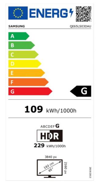Samsung/ The Frame QE65LS03D/ 65"/ 4K UHD/ Black 