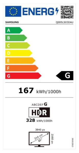 Samsung/ The Frame QE85LS03D/ 85"/ 4K UHD/ Black 