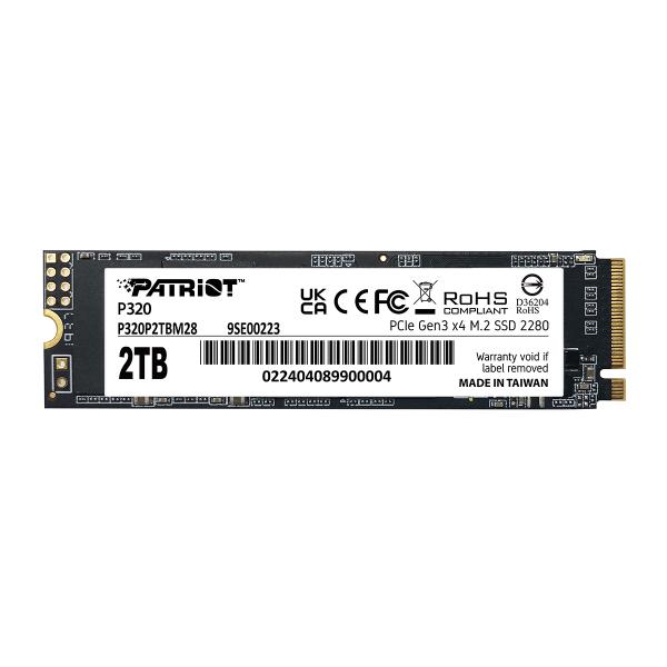 PATRIOT P320/ 2TB/ SSD/ M.2 NVMe/ 5R