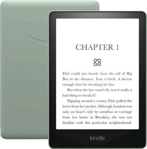 E-book AMAZON KINDLE PAPERWHITE 5 2021, 6, 8" 16GB E-ink displej, WIFi, AGAVE GREEN, SPECIAL OFFERS