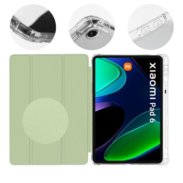 OBAL:ME MistyTab Puzdro pre Xiaomi Pad 6 Light Green 