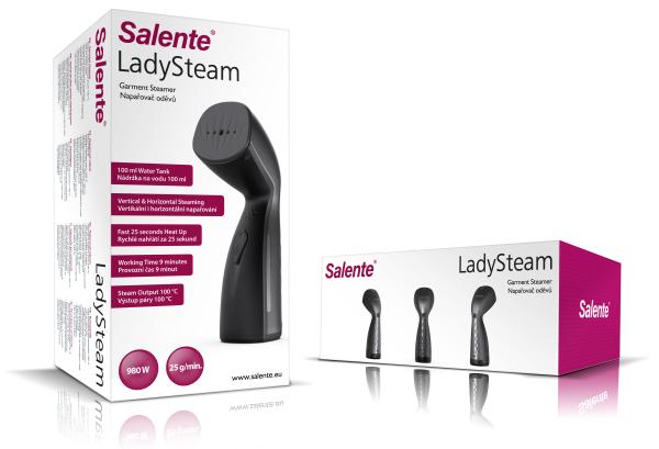 Salente LadySteam, ručný naparovač odevov a hygienický čistič 2v1 
