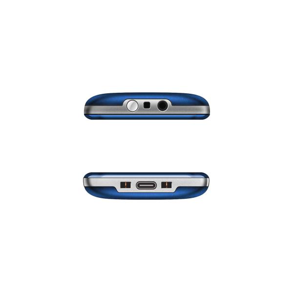EVOLVEO EasyPhone XR, mobilný telefón pre seniorov s nabíjacím stojanom, modrá 