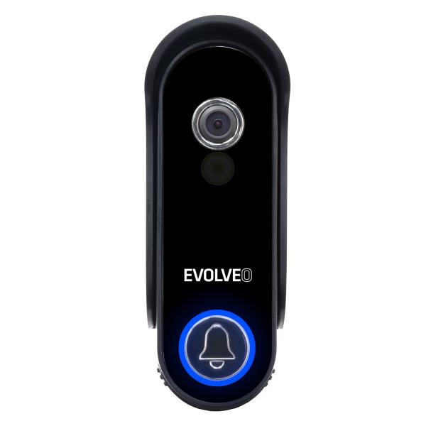 EVOLVEO DoorPhone W7, Sada domáceho bezdrôtového videotelefónu s WiFi čierny strieborný monitor 