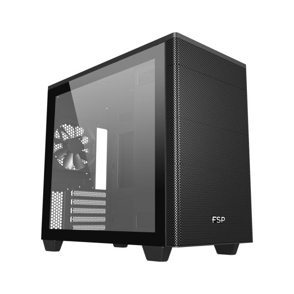 FSP CST360B/ Micro Tower/ Transpar./ Čierna