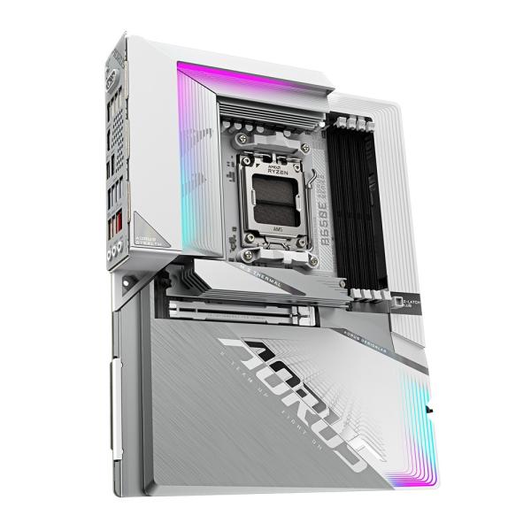 GIGABYTE MB Sc AM5 B650E AORUS STEALTH ICE,  AMD B650,  4xDDR5,  2x HDMI,  1xUSB-C,  WI-FI,  E-ATX 