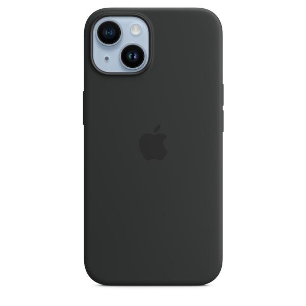iPhone 14 Silicone Case with MS - Midnight / SK