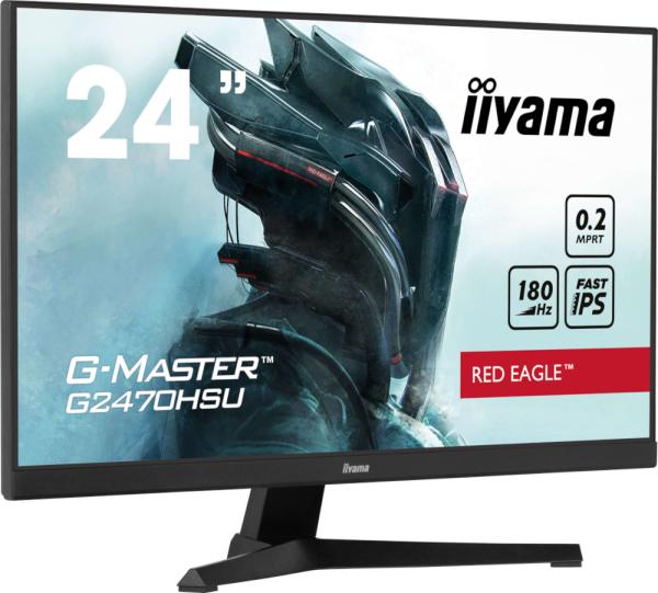 iiyama G-Master/ G2470HSU-B6/ 23, 8"/ IPS/ FHD/ 180Hz/ 0, 2ms/ Black/ 3R 