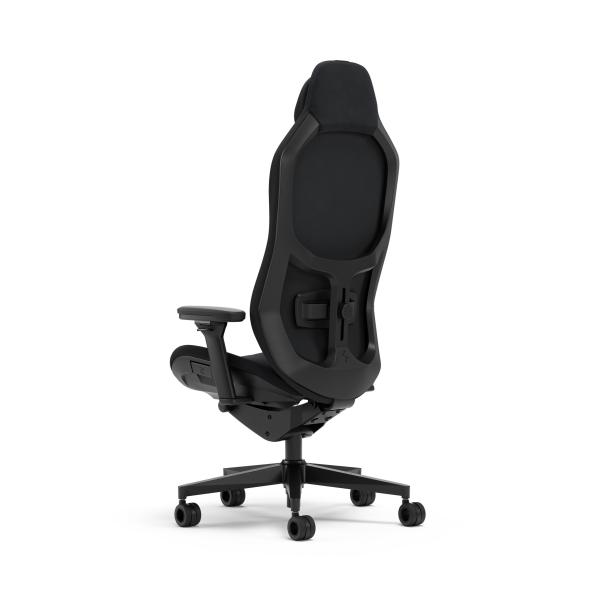 Fractal Design stolička Refine Alcantara Dark 