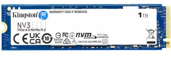 Kingston NV3/ 1TB/ SSD/ 0/ M.2 NVMe/ 5R 
