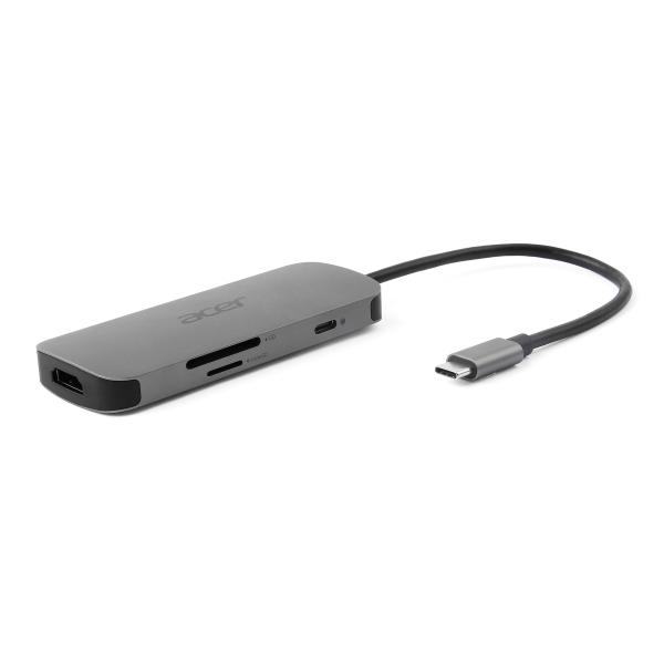 Acer 7in1 USB-C dongle (HDMI, USB, USBC, SD, MicroSD) 