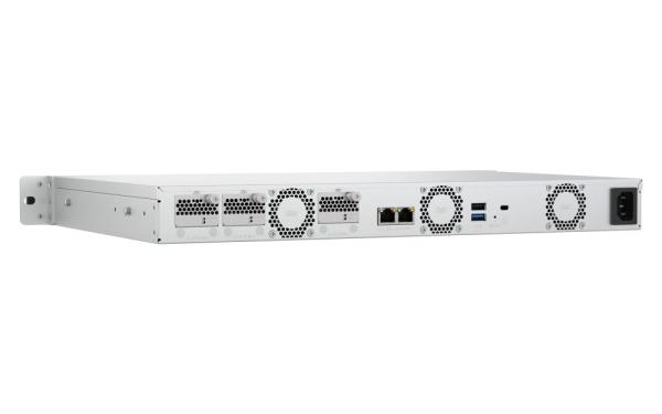 QNAP TS-h765eU-8G (4core 3, 4GHz, 8GB RAM, 4x SATA, 3x E1.S/ M.2, 2x 2, 5GbE, vol. 10GbE, malá hĺbka) 