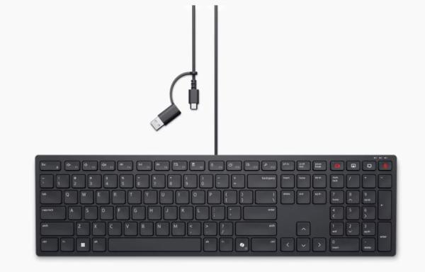 Dell drôtová klávesnica KB525C GER USB/ USB-C