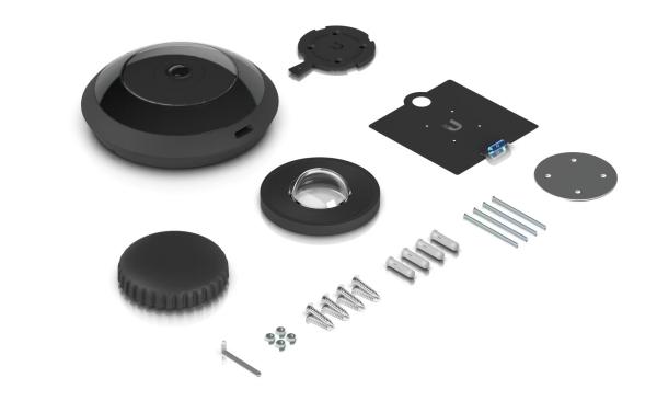 Ubiquiti UVC-AI-360, UniFi Protect AI 360, čierna 