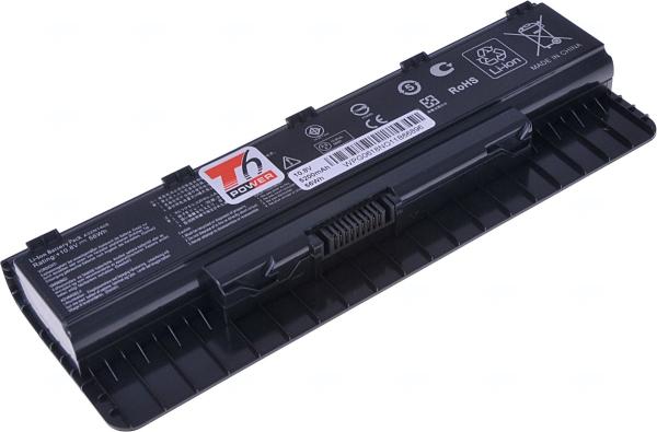 Batéria T6 Power Asus G741, G771, R555, R751, N551, N751, G551, GL551, 5200mAh, 58Wh, 6cell