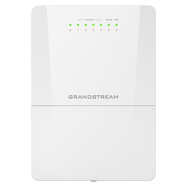 Grandstream GWN7710R vonkajšie L2 managed switch, 5xGbE, SFP, 4xPoE+, IP66