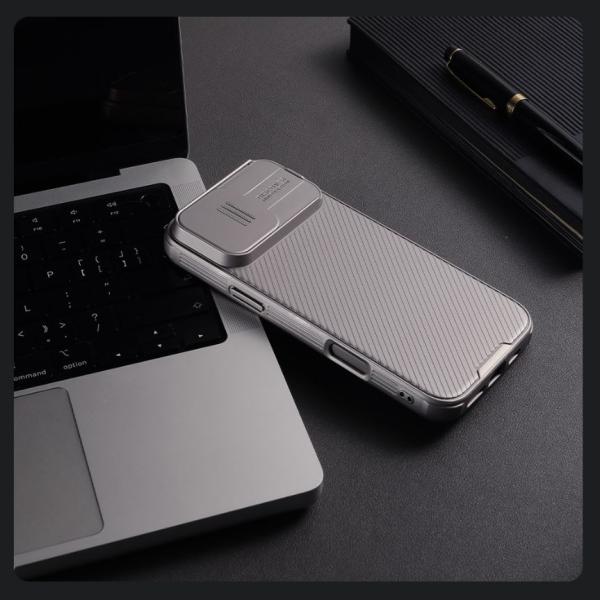 Nillkin CamShield PRO Zadný Kryt pre Apple iPhone 16 Pro Max Titanium Gray 