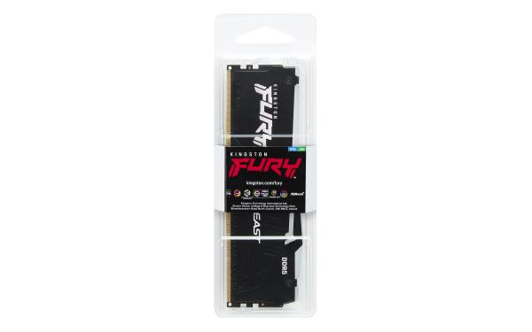 Kingston FURY Beast EXPO/ DDR5/ 16GB/ 6000MHz/ CL36/ 1x16GB/ RGB/ Black 