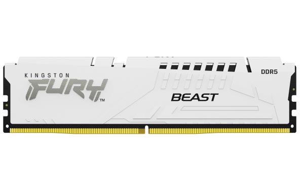 KINGSTON DIMM DDR5 16GB 6000MT/s CL36 FURY Beast Bílá EXPO