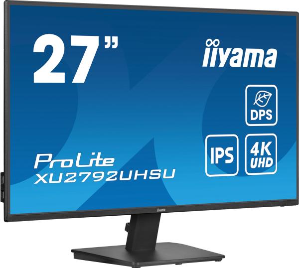 iiyama ProLite/ XU2792UHSU-B6/ 27"/ IPS/ 4K UHD/ 60Hz/ 4ms/ Black/ 3R 