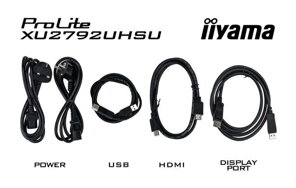 iiyama ProLite/ XU2792UHSU-B6/ 27"/ IPS/ 4K UHD/ 60Hz/ 4ms/ Black/ 3R 