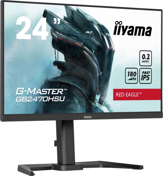 iiyama G-Master/ GB2470HSU-B6/ 23, 8"/ IPS/ FHD/ 180Hz/ 0, 2ms/ Black/ 3R 