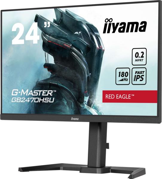 iiyama G-Master/ GB2470HSU-B6/ 23, 8"/ IPS/ FHD/ 180Hz/ 0, 2ms/ Black/ 3R 