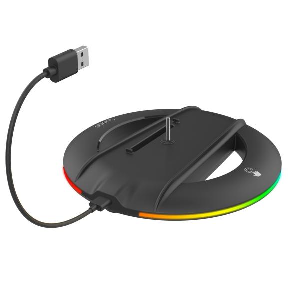 iPega P5S025S Vertikálne Stojan s RGB pre PS5 Slim Black 