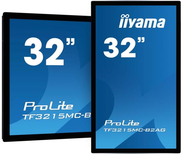 Iiyama ProLite TF3215MC-B2AG, 24/7, 80cm (31,5&quot;&quot;), Projected Capacitive, Full HD, kit (USB), black 