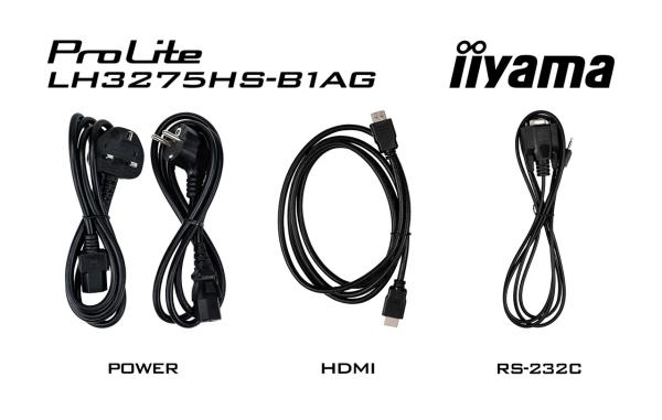 32" iiyama LH3275HS-B1AG: IPS, FHD, Android, 24/ 7 