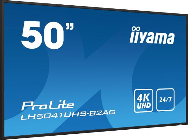 50" iiyama LH5041UHS-B2AG:VA, 4K UHD, 3xHDMI 
