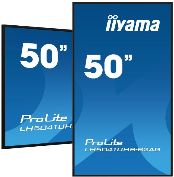 50" iiyama LH5041UHS-B2AG:VA, 4K UHD, 3xHDMI 