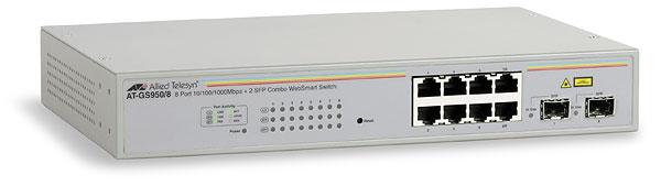 Allied Telesis 8xGB+2xSFP Smart switch AT-GS950/ 8