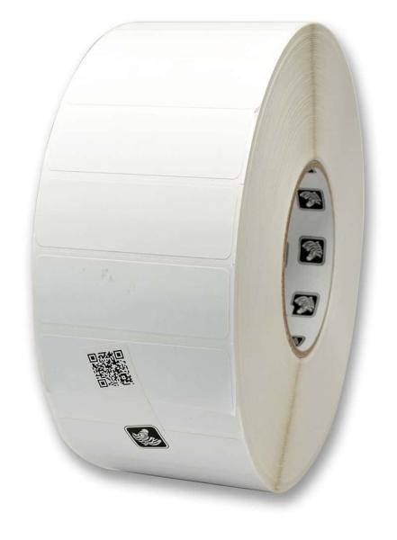 Label RFID Paper, 76.2x25.4mm;TT, Z-Perform 1500T, Coated, Perm.Adhesive, 1000/ roll, MOQ 2