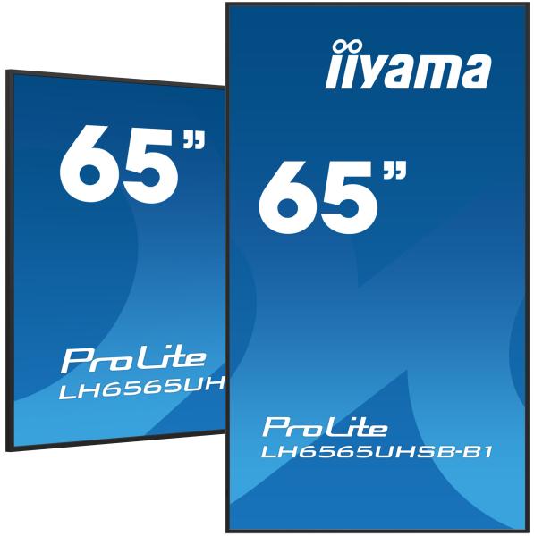 65" iiyama LH6565UHSB-B1: IPS, 4K UHD, Android, 24/ 7 