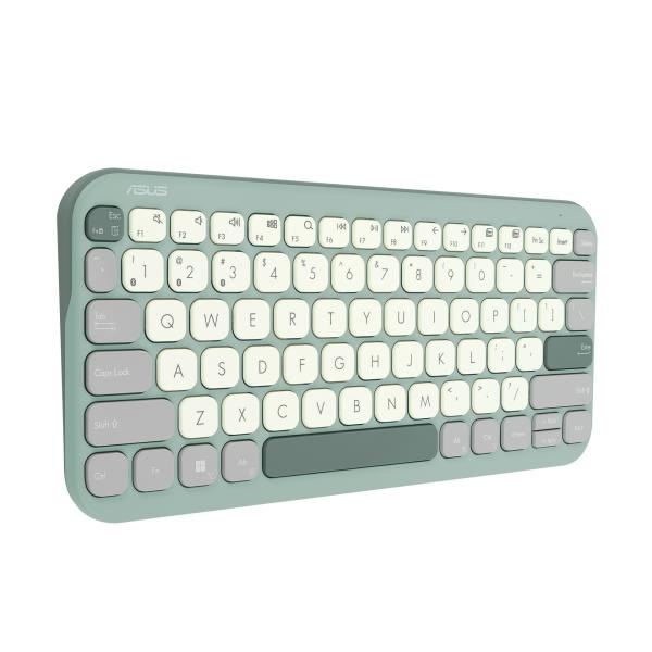 ASUS Marshmallow Keyboard KW100/ Bezdrôtová Bluetooth/ CZ- SK layout/ Zelená 