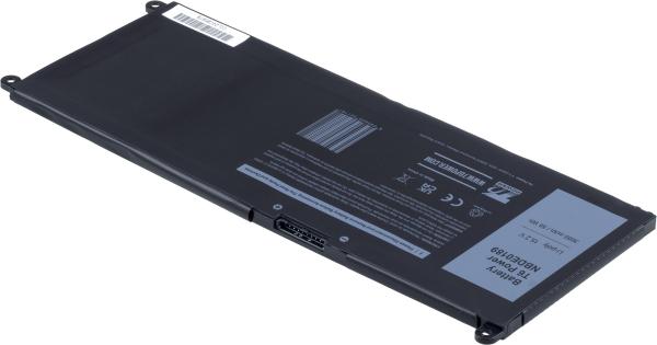 Batéria T6 Power Dell Insprion 7778, 7779, 7573, 7577, Latitude 3380, 3685mAh, 56Wh, 4cell, Li-pol 