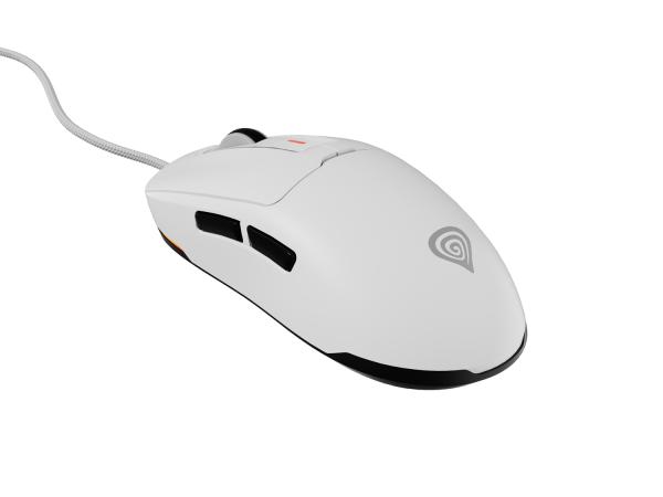 Genesis herná myš KRYPTON 660/ Herná/ Optická/ 12 000 DPI/ Drôtové USB-A/ Biela 