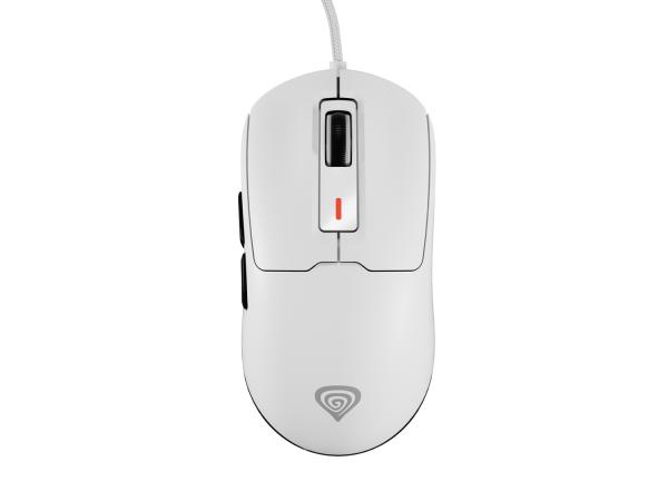 Genesis herná myš KRYPTON 660/ Herná/ Optická/ 12 000 DPI/ Drôtové USB-A/ Biela