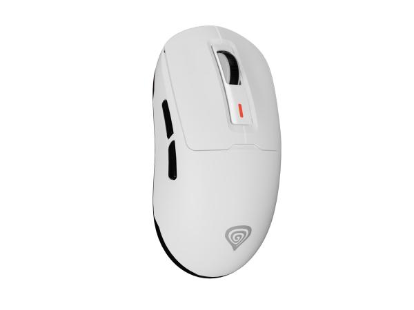 Genesis herná myš ZIRCON 660/ Herná/ Optická/ 12 000 DPI/ Drôtové/ Bezdrôtové/ Biela 