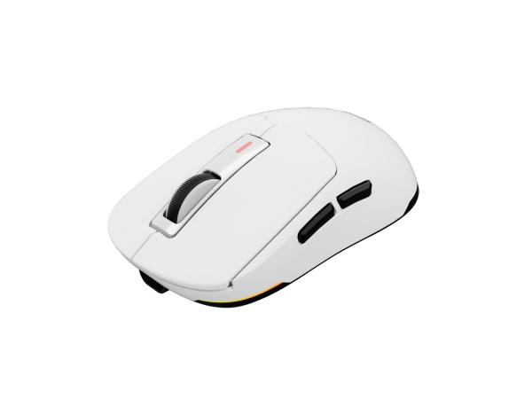 Genesis herná myš ZIRCON 660/ Herná/ Optická/ 12 000 DPI/ Drôtové/ Bezdrôtové/ Biela 