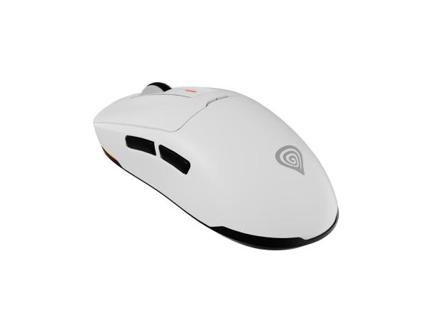 Genesis herná myš ZIRCON 660/ Herná/ Optická/ 12 000 DPI/ Drôtové/ Bezdrôtové/ Biela 