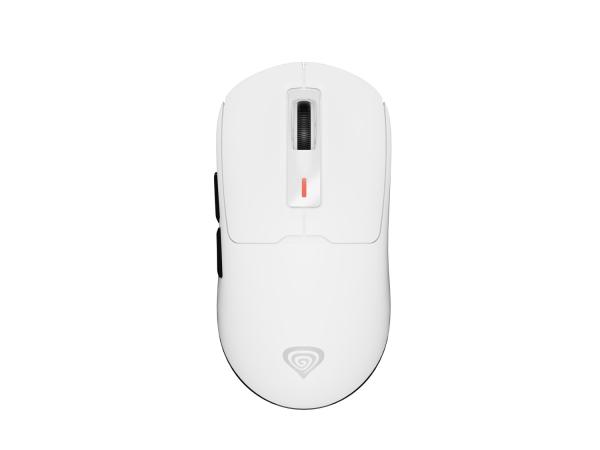 Genesis herná myš ZIRCON 660/ Herná/ Optická/ 12 000 DPI/ Drôtové/ Bezdrôtové/ Biela