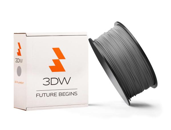 3DW - PLA filament 1, 75 mm sivá, 0, 5 kg, tlač 190-210 ° C