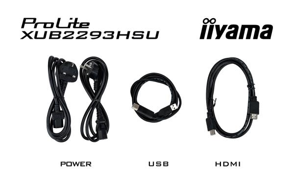 iiyama ProLite/ XUB2293HSU-B7/ 21, 5"/ IPS/ FHD/ 100Hz/ 1ms/ Black/ 3R 