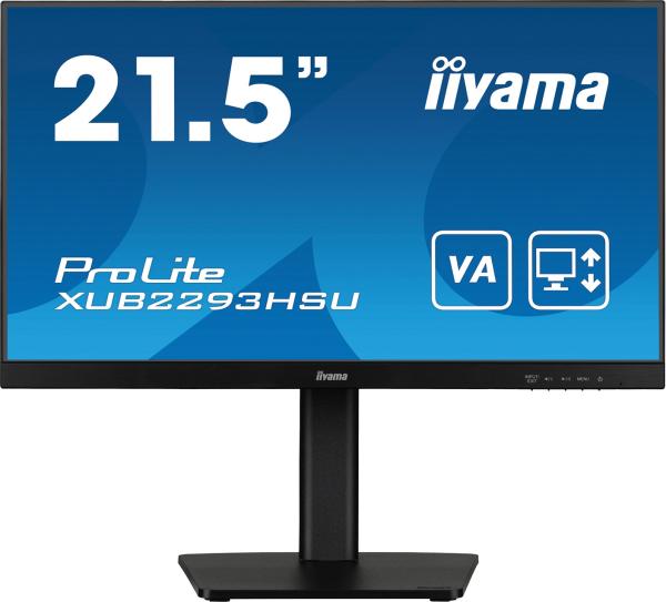 iiyama ProLite/ XUB2293HSU-B7/ 21, 5"/ IPS/ FHD/ 100Hz/ 1ms/ Black/ 3R